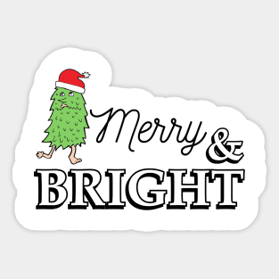 merry and bright 2020 Sticker